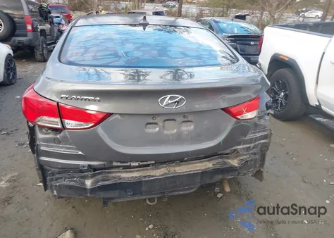 2012 Hyundai Elantra Gls из США, поврежденный, VIN 5NPDH4AE2CH146516